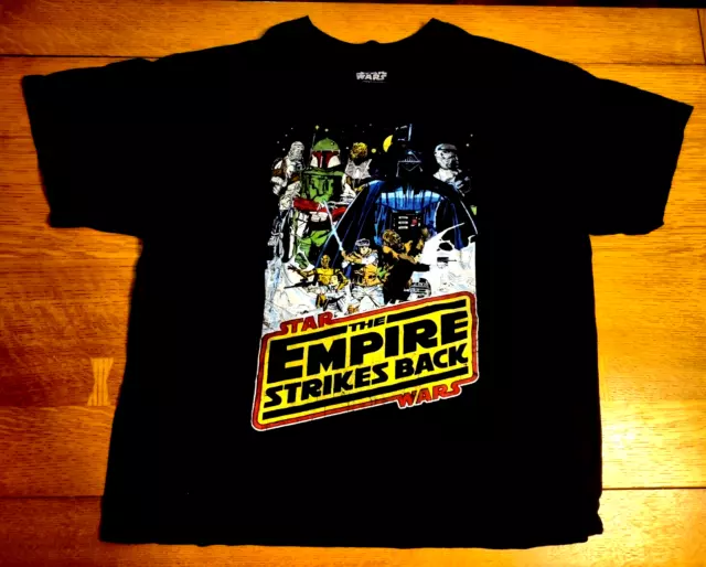 Empire Strikes Back T-shirt 100% Cotton Sz XL FifthSun Mexico Star Wars VTG