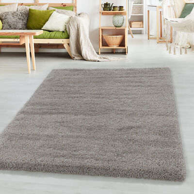 Avoria Shaggy Tappeto Morbido Toccare Pelo Alto Tappeto Salotto Alte Flordichte Avorio 