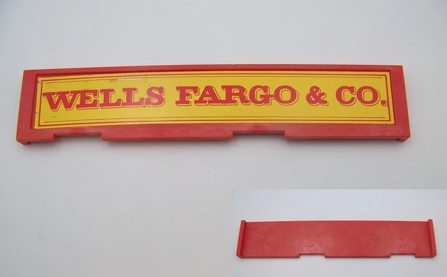 Pièce Playmobil Western - Bordure Latérale Rouge Wells Fargo & Co (Réf. 3431) - Occasion