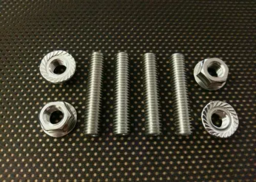 KAWASAKI KLE650 VERSY M8 x 40 mm borchie di scarico in acciaio inox e dadi