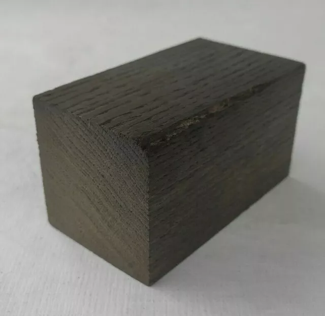 Blank of BOG OAK. Size: 2.36*2.36*3.94 in.  1100 to 5200 years