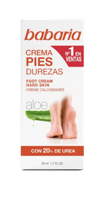 Babaria Aloe Vera Hard Skin Cream for Feet 50ml