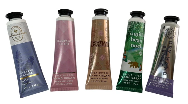 Lot of 5 Bath & Body Works B&BW Assorted Hand Creams 1 fl oz NEW