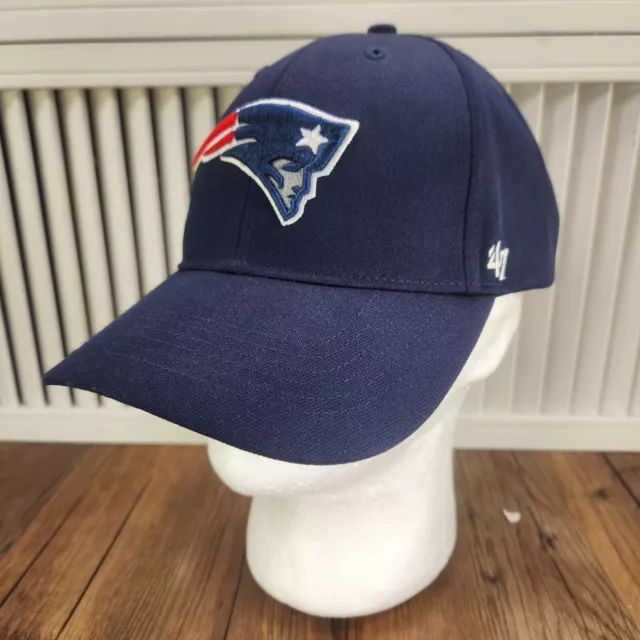 Bridgestone Golf New England Patriots Hat Cap Strap Back Blue Mens '47 Brand NFL