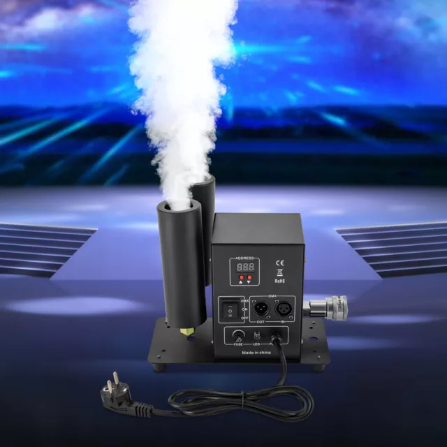 Doppelrohr CO2 Cryo Jet Nebelmaschine CO2 Kanone+5m Schlauch. CO2 Jet Maschine