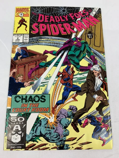 Deadly Foes Of Spider-Man Vol 1 #2 - June 1991 - Marvel Comics - VTG Comic Book!