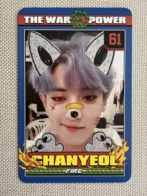 EXO Chanyeol Official Photocard The War The Power of Music 4th Album Kpop