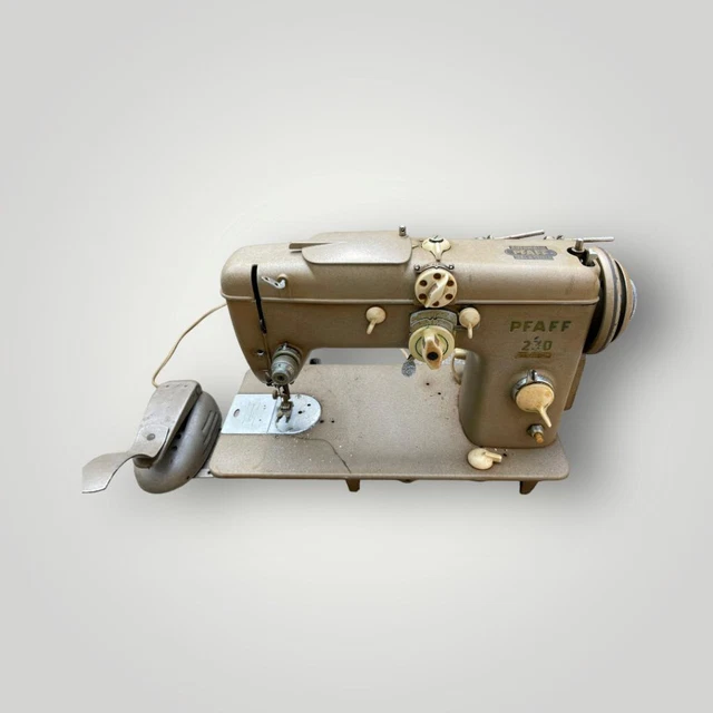 Pfaff Model 230 Electric Sewing Machine w/ Pedal 1950's