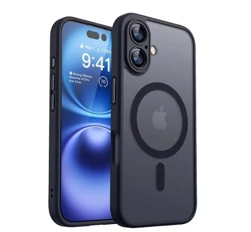 Coque IPhone MagSafe Anti-choc Avec Aimant - Compatible IPhone 12 à 15 Pro Max - Neuf
