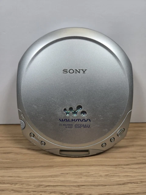 SONY WALKMAN D-E221 Personal CD Player ESP Max - Tested Works