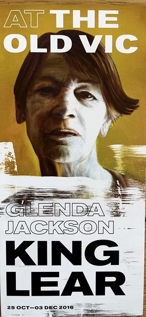 Glenda Jackson-King Lear-Old Vic Theatre Promo Flyer Dec 2016