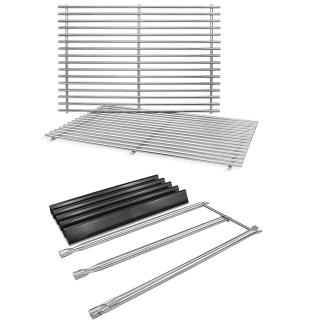 UNIFLASY BURNER FLAVORIZER Bars Cooking Grates for Weber Spirit 310