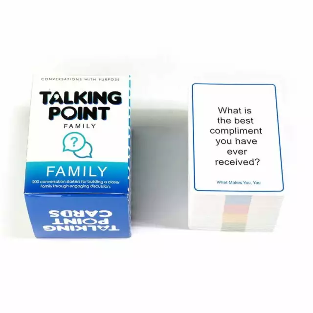 200 Family Conversation Starters Great Relationships Fun Questions Card Game 2