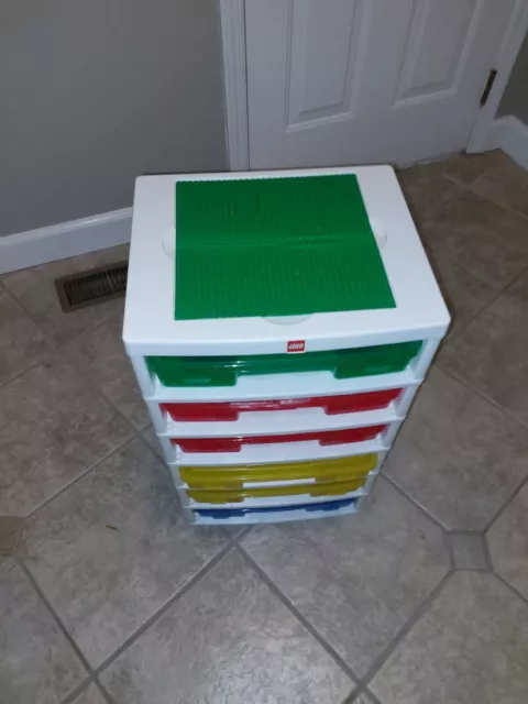 Lego IRIS 6 Drawer Tower Building Block Storage Container Bin Organizer