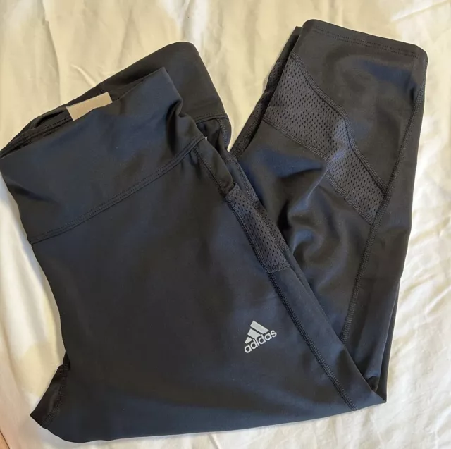 Adidas Women's 3/4 Tights/Pants -Utility Black -Size XL - New