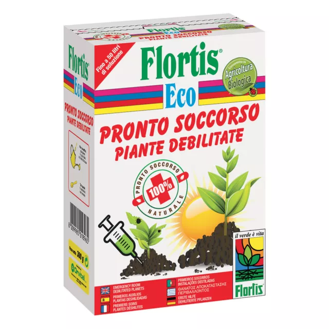 Listo Auxilios Plantas Pobre 300 Gr Flortis Jardín Huerta Plantas Abono