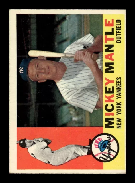 1960 Topps Set Break #350 Mickey Mantle EX-EX/MT *BNCARDS* 1960 Topps Set Break #350 Mickey Mantle EX-EX/MT *BNCARDS*