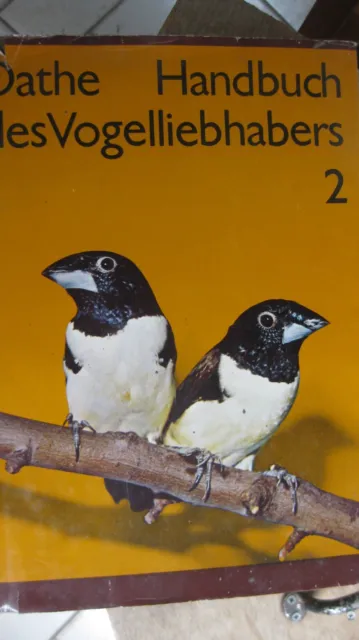 Handbuch des Vogelliebhabers,von Prof.Dr.Dathe