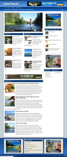 Estremo Pesca Sito Web Con Affiliazione Opzioni + Nuovo Dominio