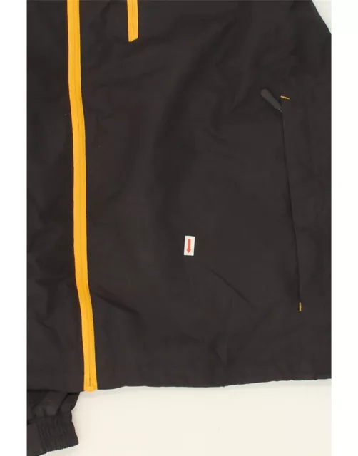 MOUNTAIN WAREHOUSE Mens Hooded Rain Jacket UK 42 XL Grey Polyester AY10 3
