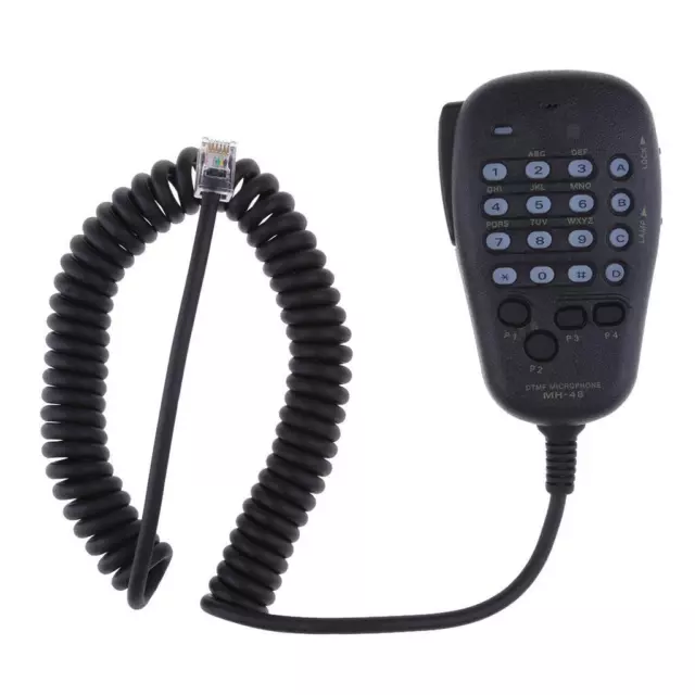 6Pin Mh 48A6J DTMF handheld microphone speaker with button for car radio 3