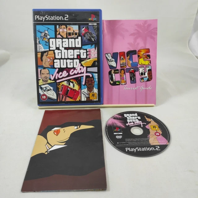 Grand Theft Auto: Vice City – Jeu PS2 Playstation 2 En Bon état (édition PAL)