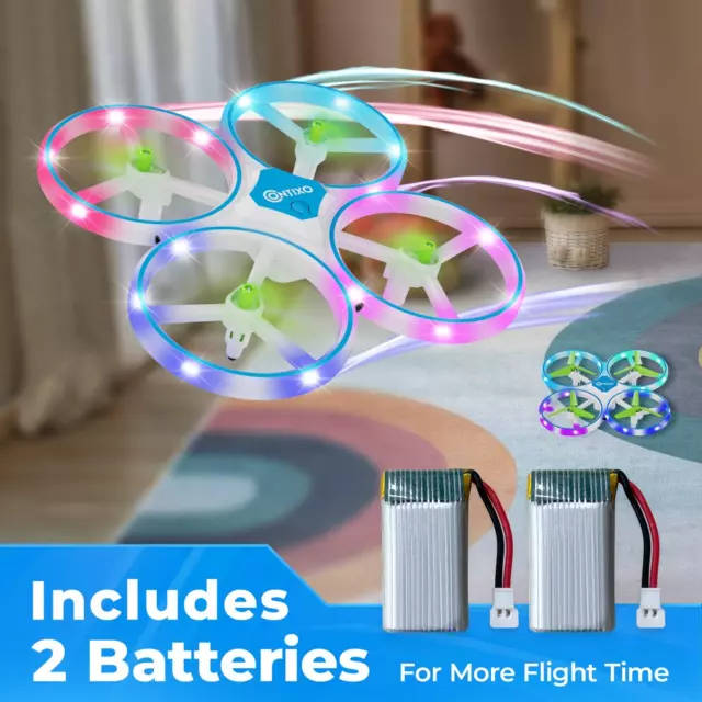 Dragonfly Light up RC Quadcopter Beginner Stunt Drone for Kids with LED 2