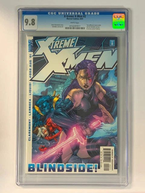 X-Treme X-Men #2 Marvel 2001 Larroca Cover CGC 9.8 WHITE Pages
