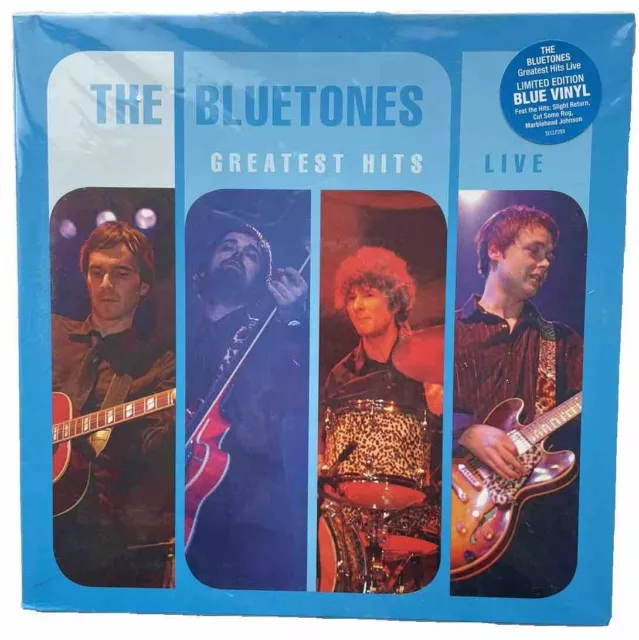 The Bluetones - Greatest Hits Live - Blue Vinyl LP Reissue