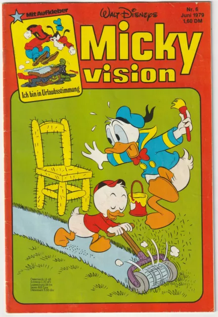 ✪ MICKYVISION #06/1979 ohne Beilage, Ehapa COMIC-HEFT Z1- *Walt Disney