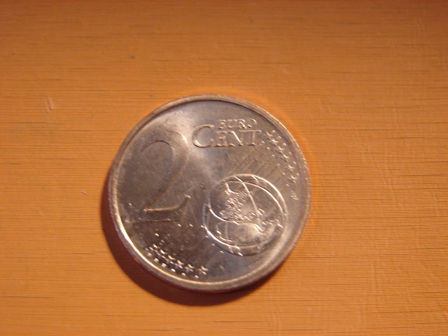Portugal. 2 Euro Cent Sceau A La Croix 2002.