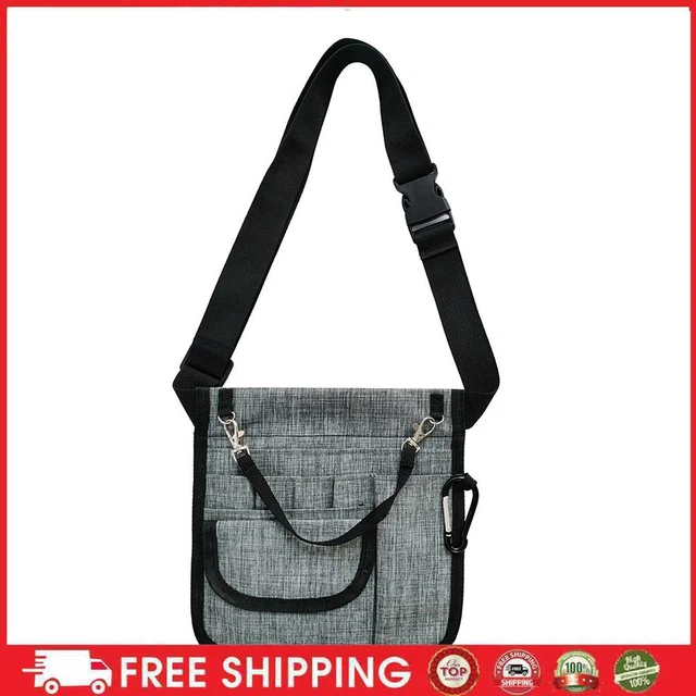 Borsa da cintura infermiera Fanny Pack infermiera utility - impermeabile (grigio chiaro)