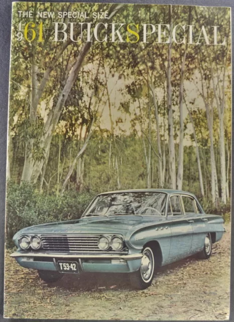 1961 Buick Special Skylark Large 18pg Brochure Sedan Wagon Excellent Original 61