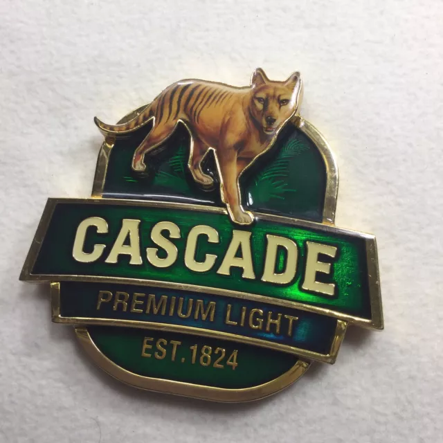 CASCADE PREMIUM LIGHT Metal Beer Tap Top In Great Condition