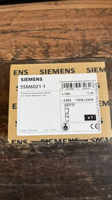Siemens Brandschutzschalter-Block 5SM6021-1 16A