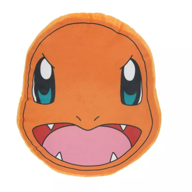 XXL Pokémon Glumanda 3D Kuschelig Süßes Kissen Dekokissen Kissen Velour 40x40cm