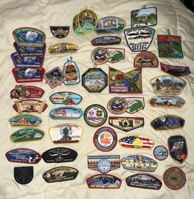 Boy Scouts 2010 National Scout Jamboree 45 Patches Not Including 2 Dubs