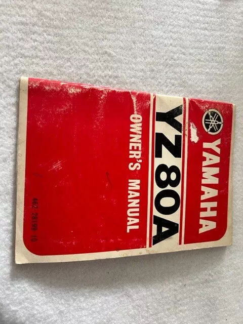 oem Yamaha Yz80  yz 80 yz80A owners manual 1973 462-28199-10