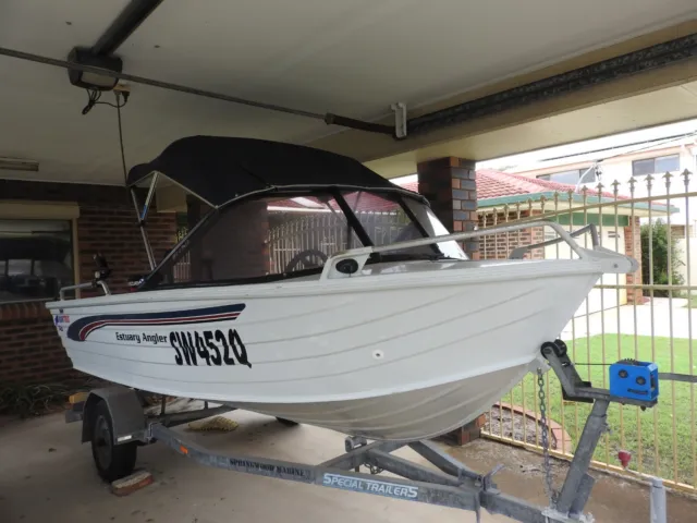 Quintrex 2000 runabout complete with Special Trailer 30 hp Merc outboard
