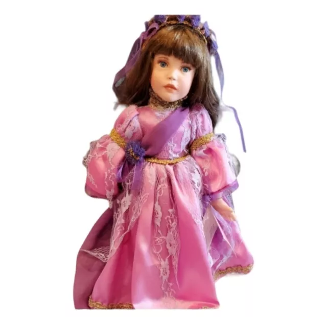PARADISE GALLERIES TREASURY COLLECTION Premier 14" PORCELAIN DOLL ANGEL