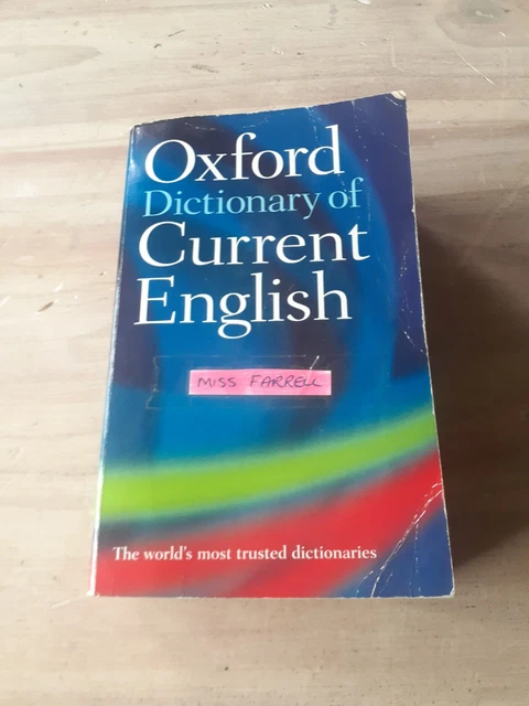 THE OXFORD DICTIONARY of Current English by Edited Dictionary (English ...