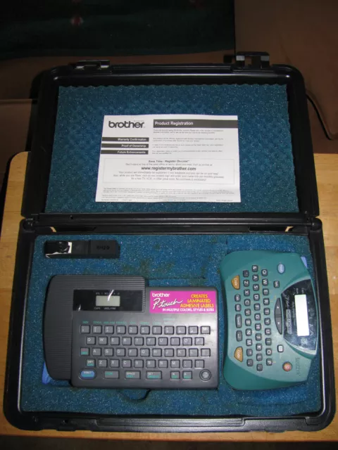 Brother P-Touch Label Maker Set Pt-15, Pt-65 (Tested Working)