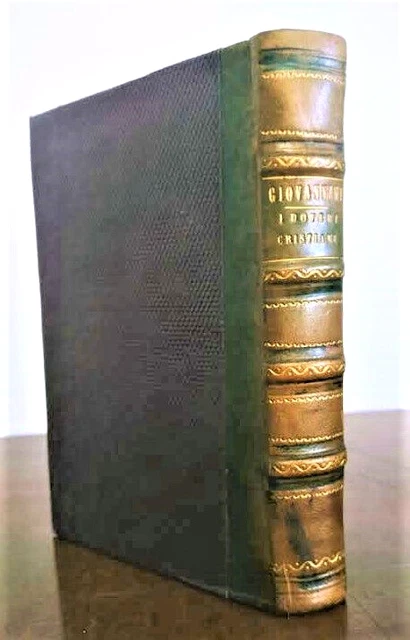 GIOVANNINI " Doveri Cristiani " 1874 - Legatura Teologia Morale Chiesa cattolica