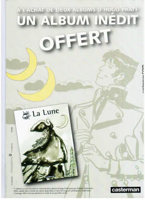 Presentoir Publicitaire - Plv - Hugo Pratt - La Lune / Corto Maltese / Casterman