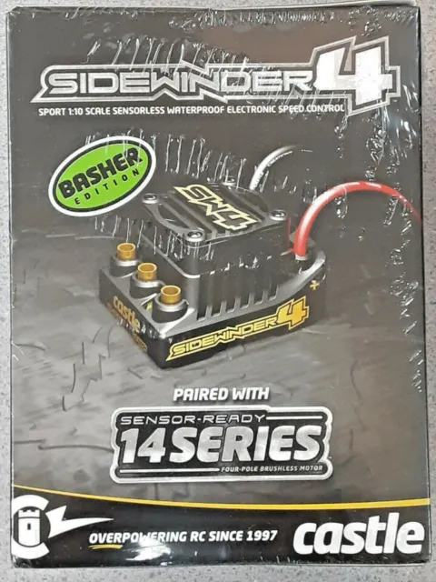 Castle Creations Sidewinder SW4 Waterproof 1/10 ESC/Motor Combo w/1406 5700kV