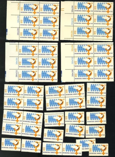 US #1571 10¢ International Women's Year wholesale lot 50 stamps NH MNH