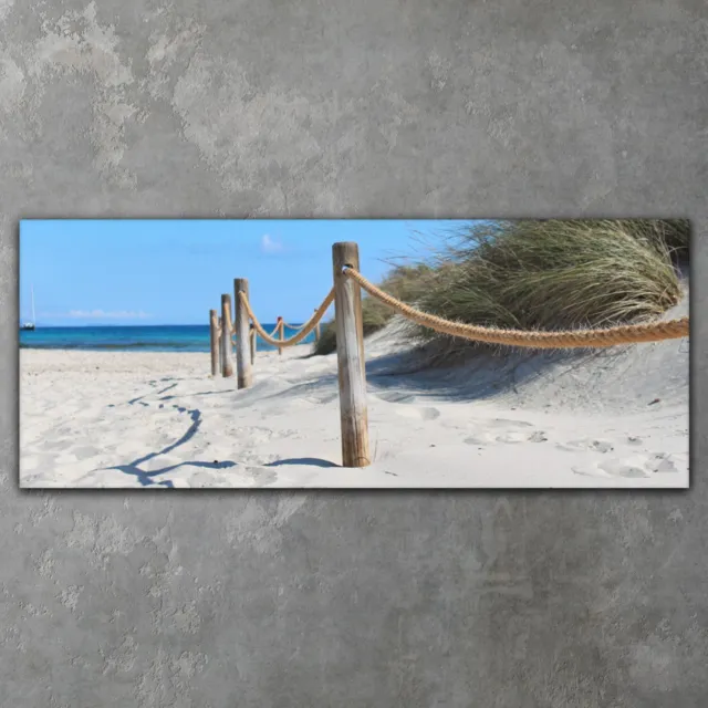 Canvas Leinwandbild Bilder XXL Wohnzimmer Baltische Strand Landschaft 125x50