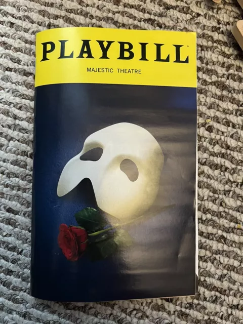 2023 Phantom of the Opera Playbill Ben Crawford Emilie Kouatchou Jason Forbach