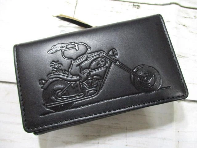 Wallet Mens Key Case Snoopy Multifunctional Genuine Leatherrider
