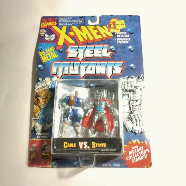Sealed Marvel X-Men Steet Mutants Cable vs Stryfe Die-Cast Metal Figures